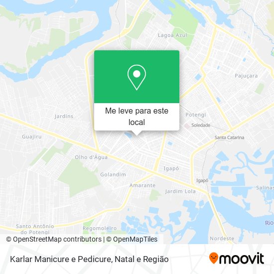 Karlar Manicure e Pedicure mapa