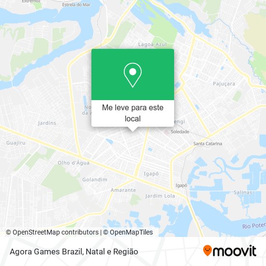 Agora Games Brazil mapa
