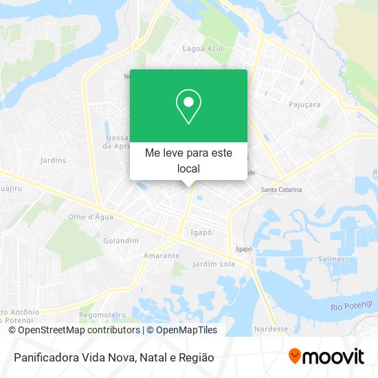 Panificadora Vida Nova mapa