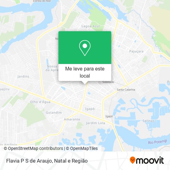 Flavia P S de Araujo mapa