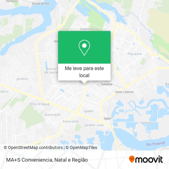 MA+S Conveniencia mapa