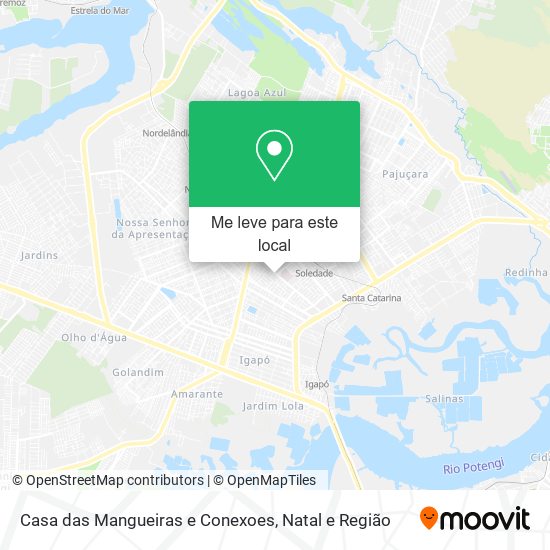 Casa das Mangueiras e Conexoes mapa
