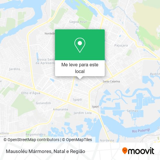 Mausoléu Mármores mapa