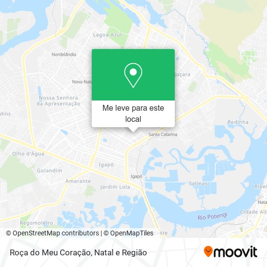 Roça do Meu Coração mapa