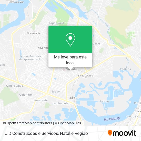 J D Construcoes e Servicos mapa