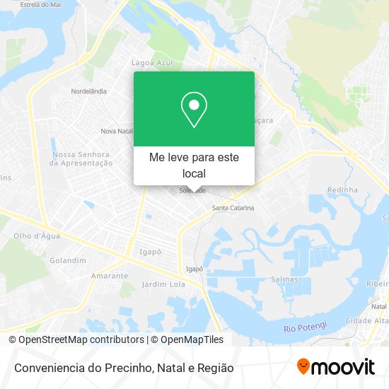 Conveniencia do Precinho mapa