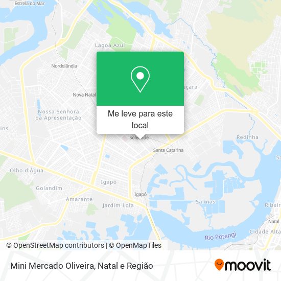 Mini Mercado Oliveira mapa