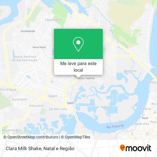 Clara Milk Shake mapa