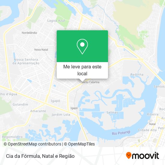 Cia da Fórmula mapa