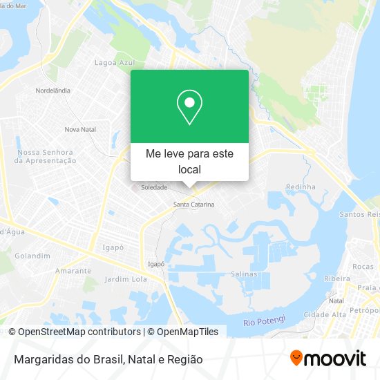 Margaridas do Brasil mapa