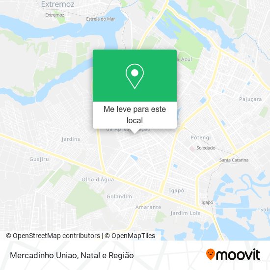 Mercadinho Uniao mapa