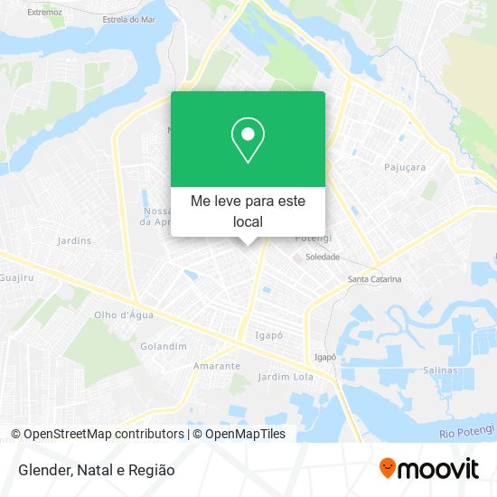 Glender mapa