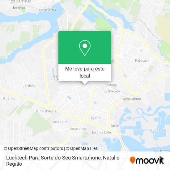 Lucktech Para Sorte do Seu Smartphone mapa