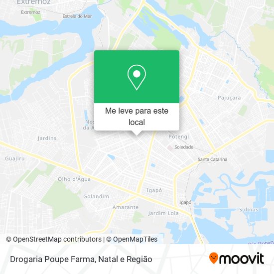 Drogaria Poupe Farma mapa