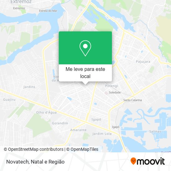 Novatech mapa