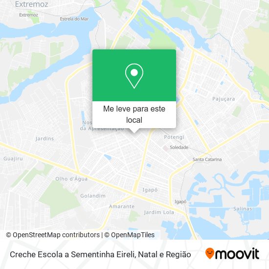 Creche Escola a Sementinha Eireli mapa