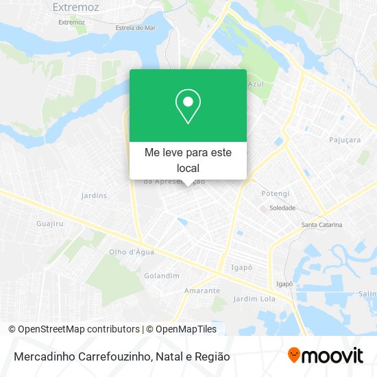 Mercadinho Carrefouzinho mapa