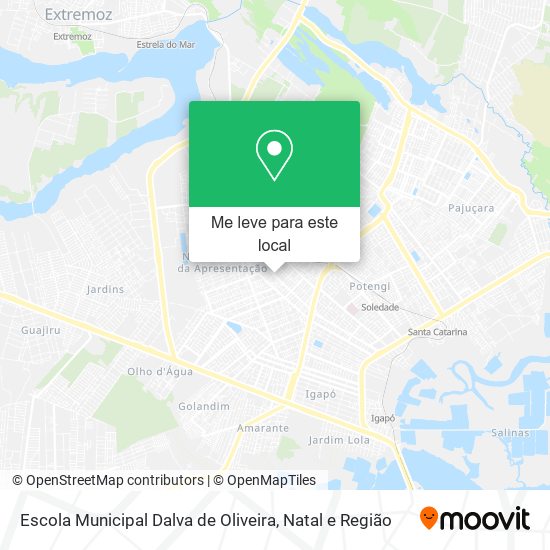 Escola Municipal Dalva de Oliveira mapa
