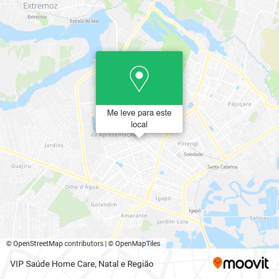 VIP Saúde Home Care mapa