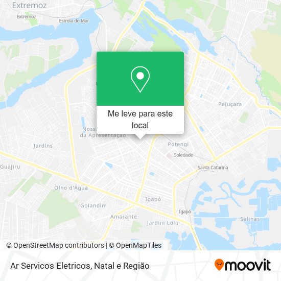 Ar Servicos Eletricos mapa