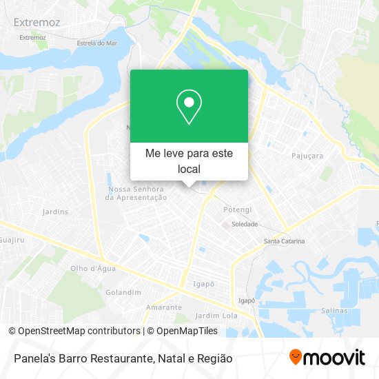 Panela's Barro Restaurante mapa