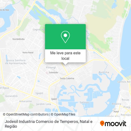 Jodesil Industria Comercio de Temperos mapa