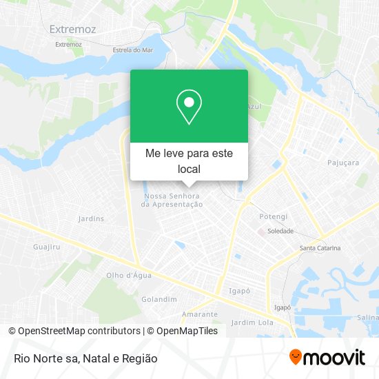 Rio Norte sa mapa