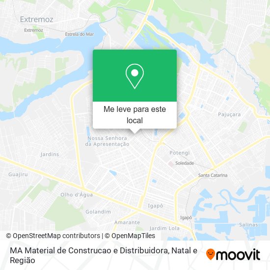 MA Material de Construcao e Distribuidora mapa