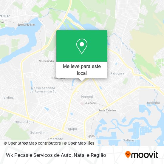 Wk Pecas e Servicos de Auto mapa