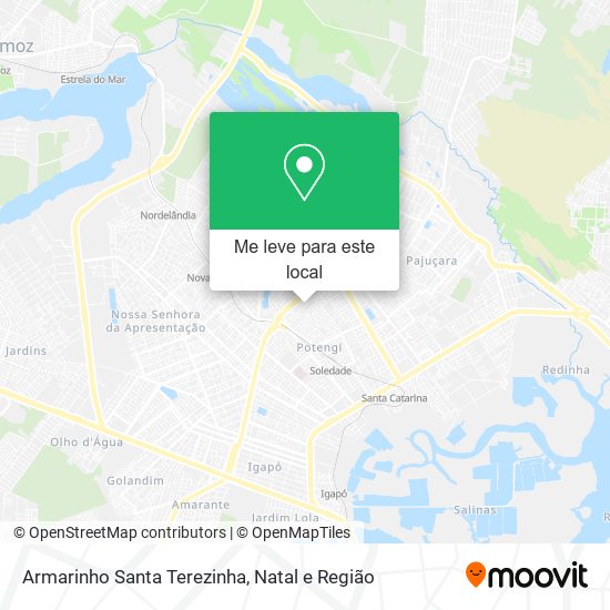 Armarinho Santa Terezinha mapa