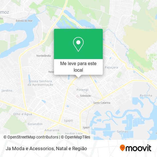 Ja Moda e Acessorios mapa