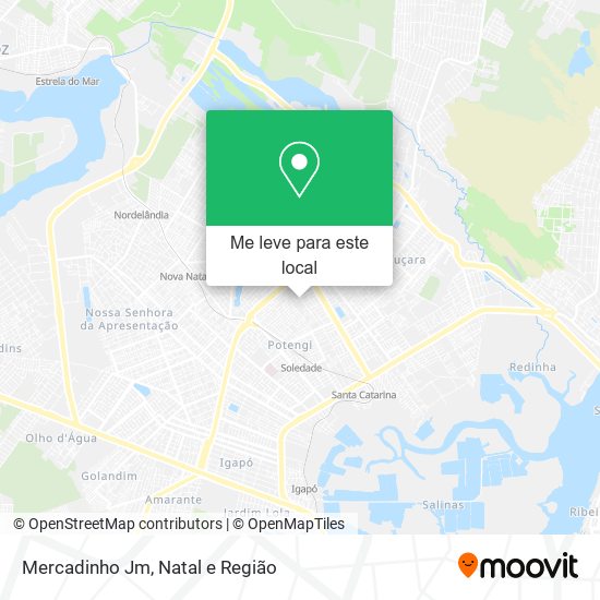 Mercadinho Jm mapa