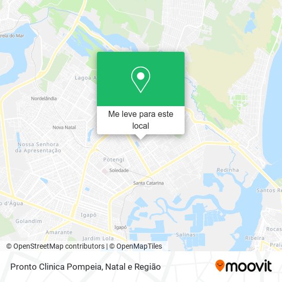 Pronto Clinica Pompeia mapa