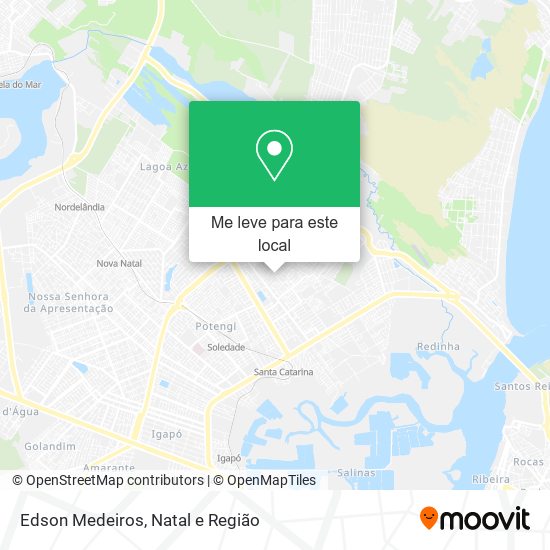 Edson Medeiros mapa