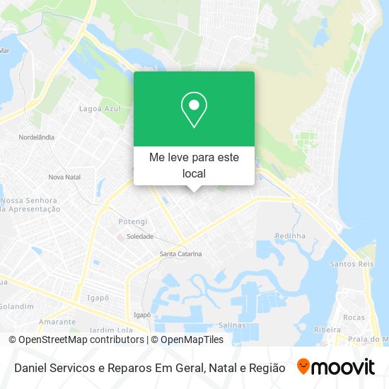 Daniel Servicos e Reparos Em Geral mapa