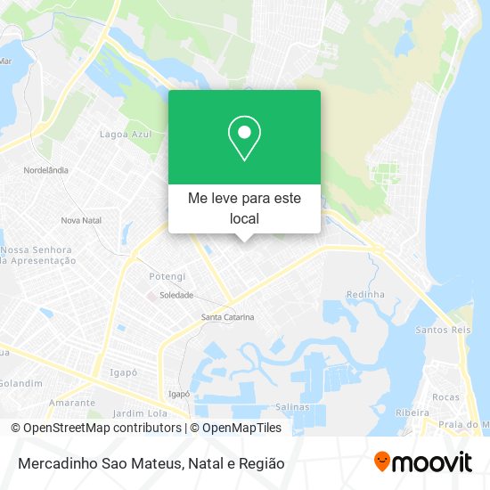 Mercadinho Sao Mateus mapa