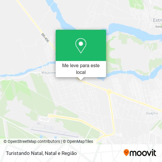 Turistando Natal mapa