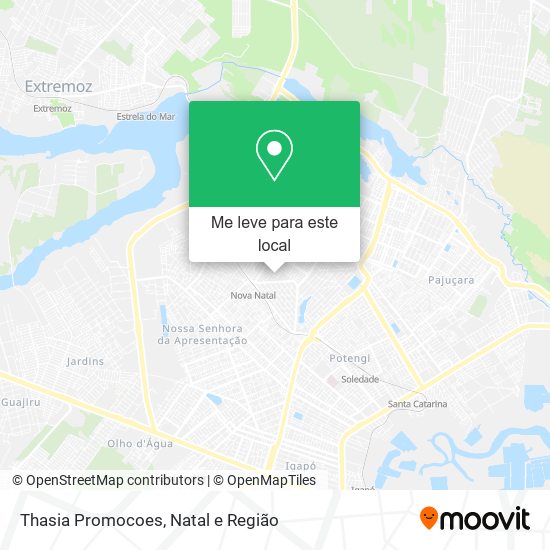 Thasia Promocoes mapa