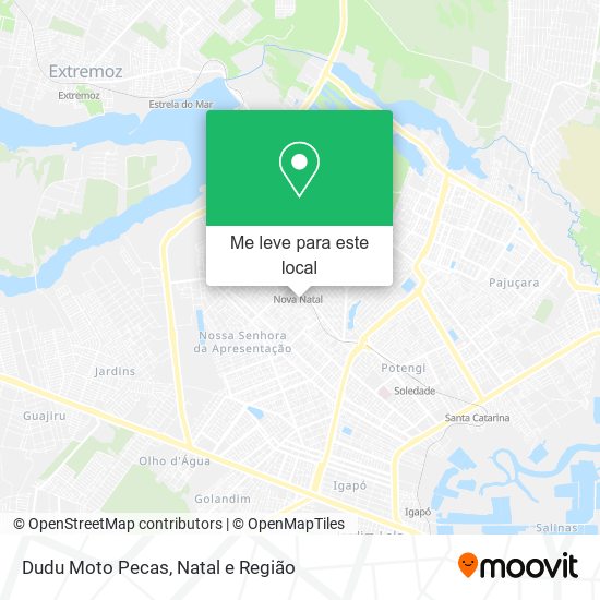 Dudu Moto Pecas mapa