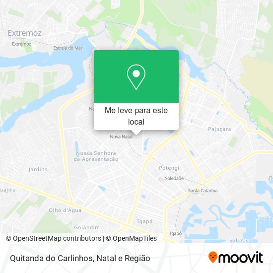 Quitanda do Carlinhos mapa