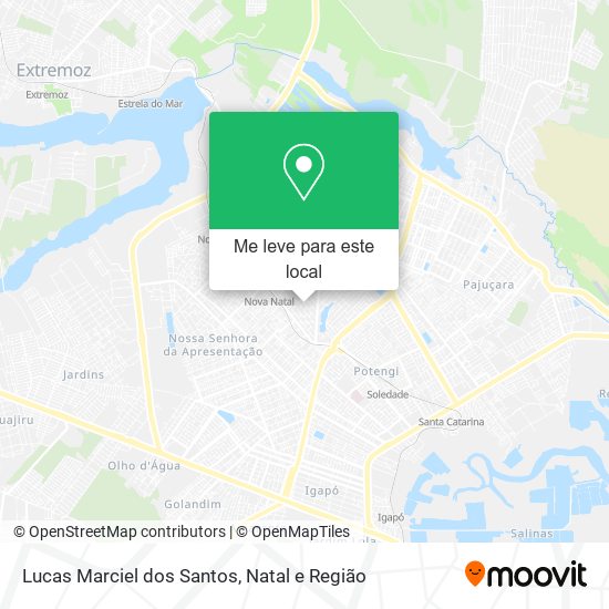 Lucas Marciel dos Santos mapa