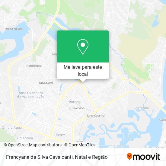 Francyane da Silva Cavalcanti mapa