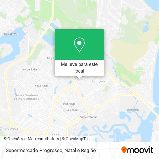 Supermercado Progresso mapa