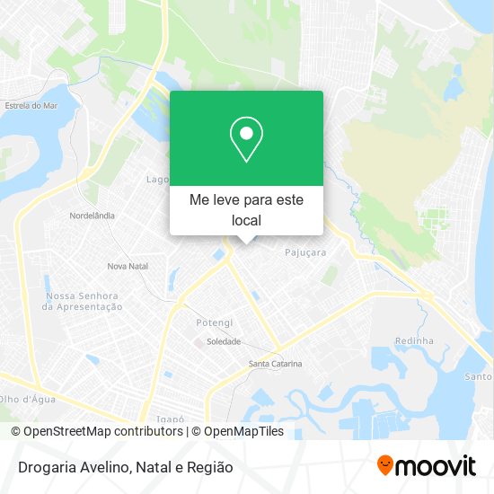 Drogaria Avelino mapa