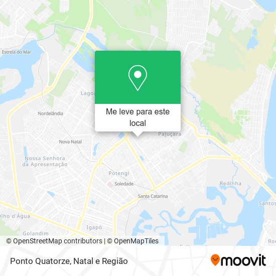 Ponto Quatorze mapa