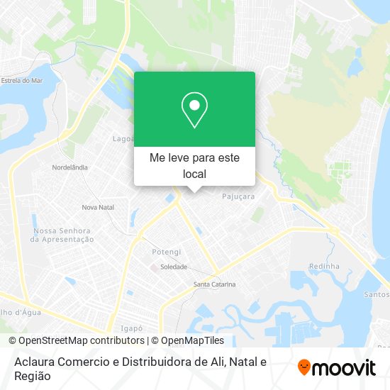 Aclaura Comercio e Distribuidora de Ali mapa