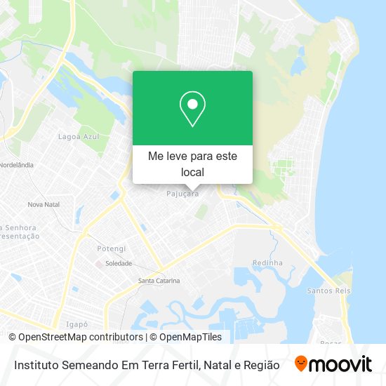 Instituto Semeando Em Terra Fertil mapa