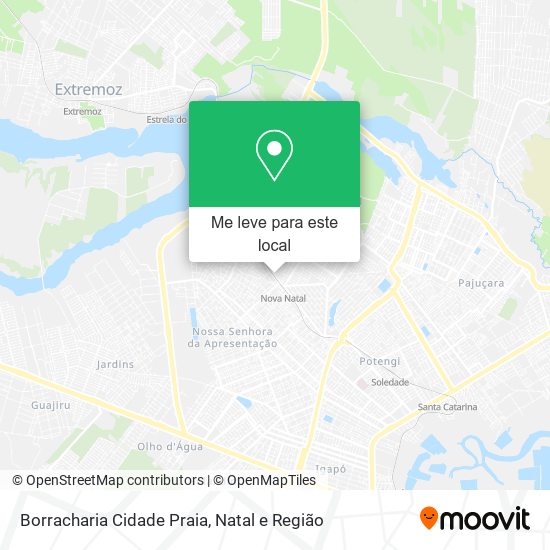 Borracharia Cidade Praia mapa