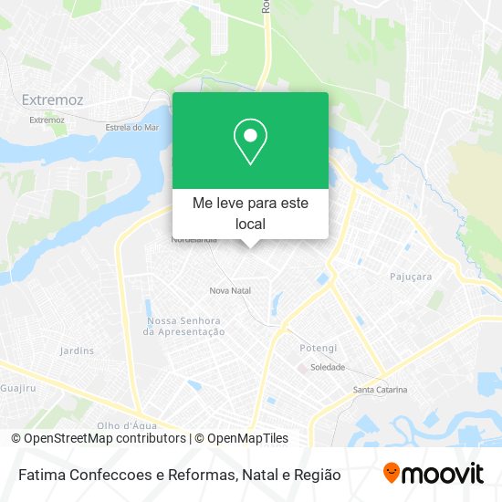 Fatima Confeccoes e Reformas mapa