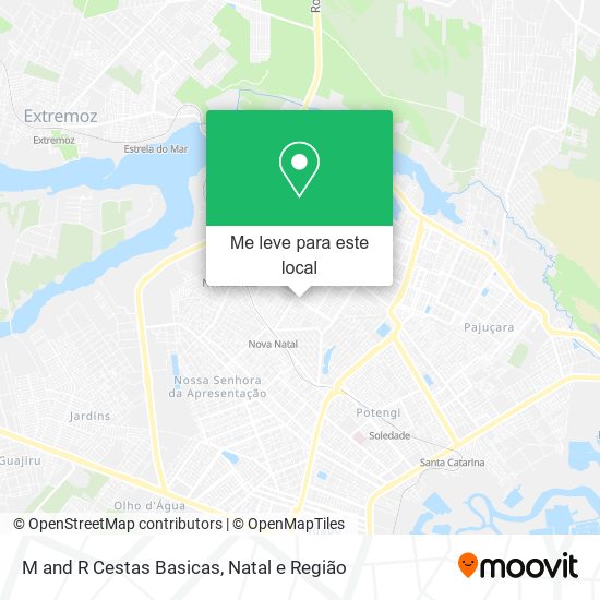 M and R Cestas Basicas mapa